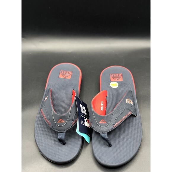 Boston Red Sox REEF Fanning x MLB Bottle Opener Sandals Flip Flops Mens 10 NWT main image 14